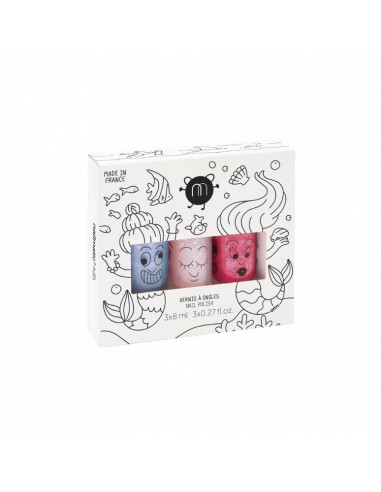 Nail Polish Set of 3 (Mermaid) Dans la société mordern