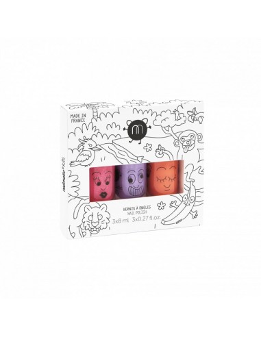 Nail Polish Set of 3 (Jungle) Par le système avancé 