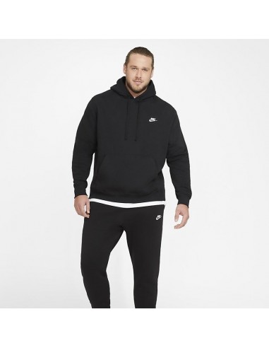 Fleece Hoodie (Black + White) pas chere