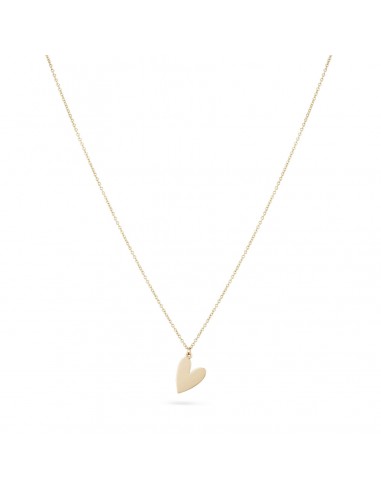 Lovely Sway Heart Necklace (14K Gold) pas cher