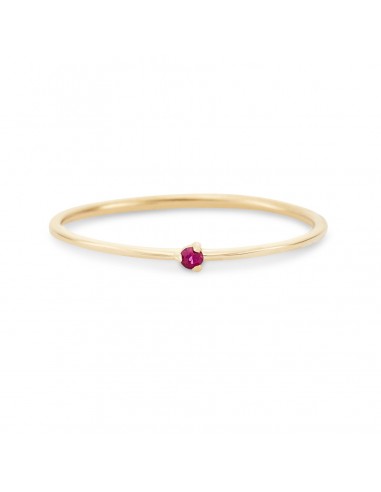 Serendipity Ruby Ring (14K Gold + Ruby) pas chere