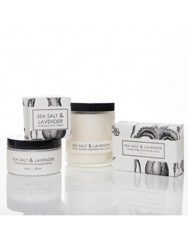 Botanical Bath & Body Set (Sea Salt + Lavender) pas cheres