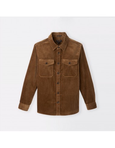 Italian Corduroy Shirt (Dark Tan) de technologie