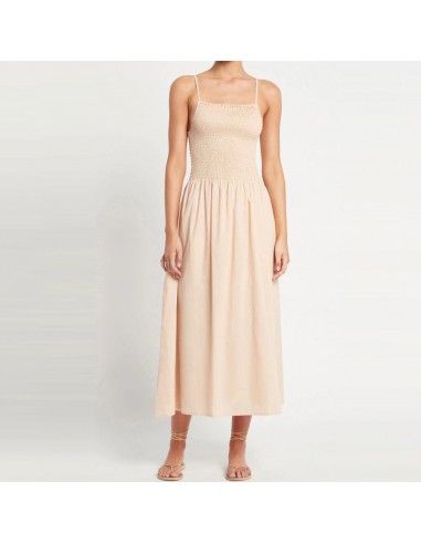 Nolie Midi Dress (Plain Sand) ou a consommer sur place