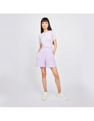 Linen Shorts (Lilac) store