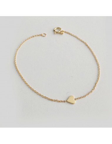 Single Heart Bracelet (Gold) des créatures d'habitude