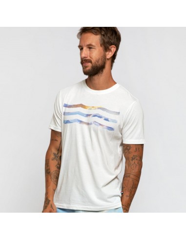 Golden Hour Waves Crew (White) français