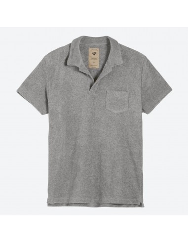 Terry Polo Shirt (Grey Melange) les ctes