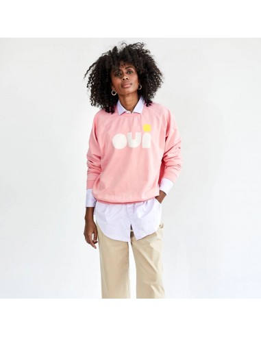 "Oui" Sweatshirt (Rose) Le MVP de beaucoup