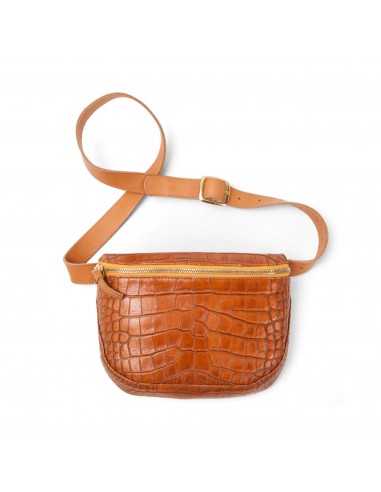 Leather Fanny Pack (Cuoio Autumn Croco) Pour