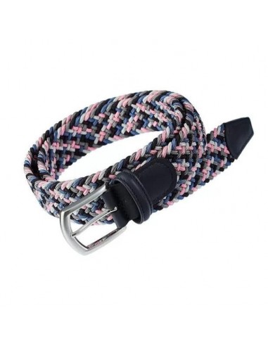 3.5cm Woven Elastic Belt (Pink + Grey + Silver + Black + Blue) livraison gratuite