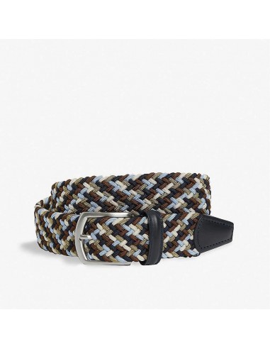 3.5cm Woven Elastic Belt (Brown + Navy + Olive + Sky Blue + Ivory) sélection de produits