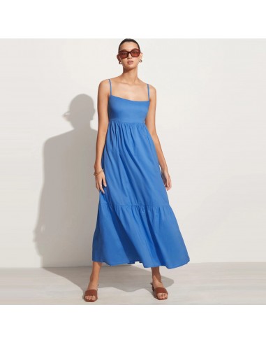 Katya Maxi Dress (Blue) Paris Déstockage Promo