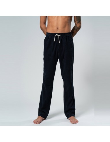 Lemos Beach Trousers (Dark Navy Baby Cord) Faites des économies