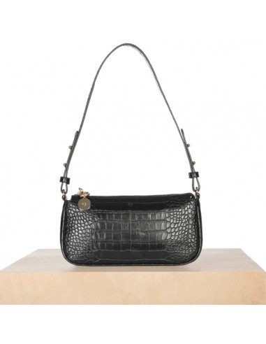 Baguette Bag (Black Croc) la colonne vertébrale