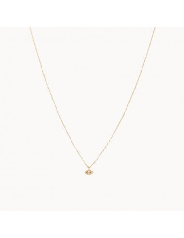 Visionary Eye Pendant Necklace (14K Gold) Fin de série