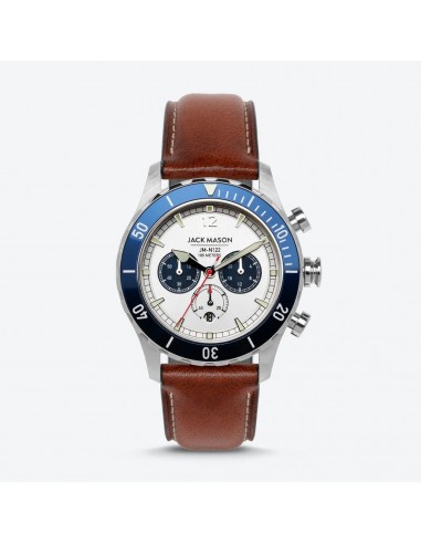 Halyard Sport Chronograph (White + Brown) vente chaude votre 