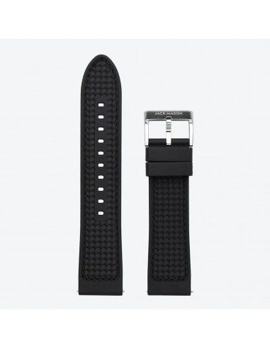 Textured Rubber Strap (Black) À commander