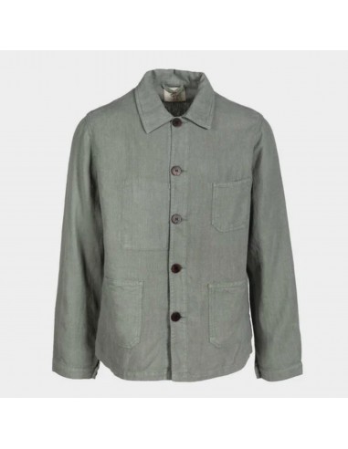 Baptista Linen Worker Jacket (Seagrass Linen) pas chere