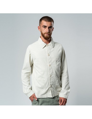 Baptista Linen Worker Jacket (Ecru Baby Cord) les ligaments