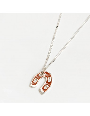 20" Horseshoe Necklace (Silver) ou a consommer sur place