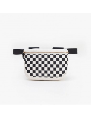 Goat Checker Print Fanny Pack (Black) outlet