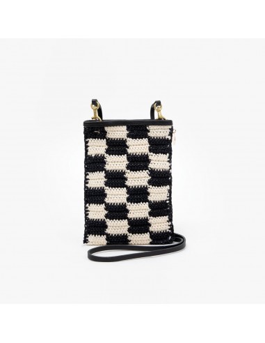 Poche Phone Bag (Black Cream Crochet Checker) vous aussi creer 