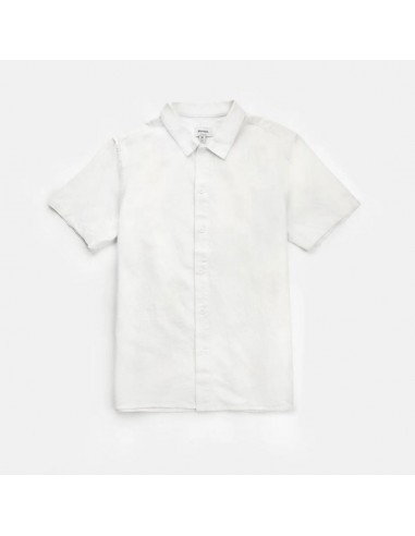 Classic Linen SS Shirt (Vintage White) rembourrage situé sous