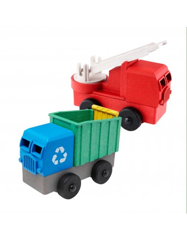 Fire and Recycling Truck 2 Pack suggérées chez