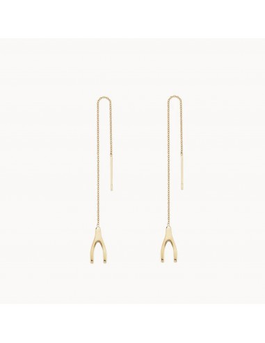 Everyday Wishbone Threader (14K Gold) store