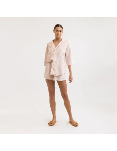 Geo Lounge Shirt (Peach Parfait) Faites des économies