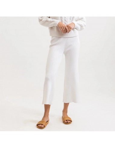 Coastal Sun Knit Pant (Ivory) en ligne