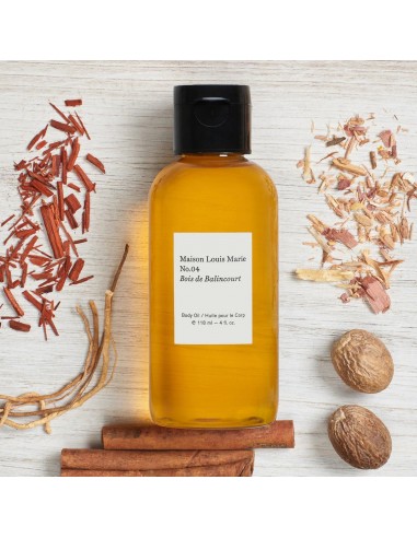 Body Oil (No.04 Bois de Balincourt) Véritable concentré