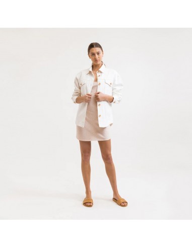 Venice Drill Shacket (Ivory) en ligne