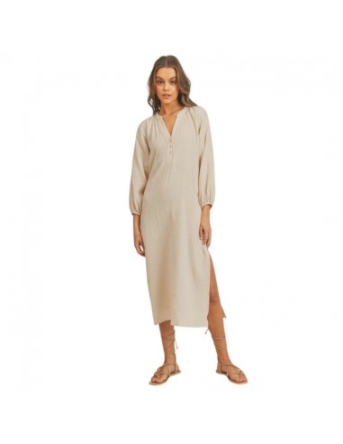 Tunic Button Down Dress (Natural) Voir les baskets