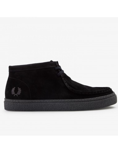 Dawson Mid Suede Shoes (Black) en stock