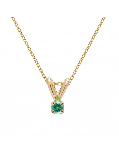 Birthstone Pendant - May Emerald s'inspire de l'anatomie humaine