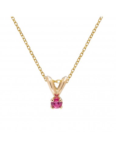 Birthstone Pendant - July Ruby du meilleur 