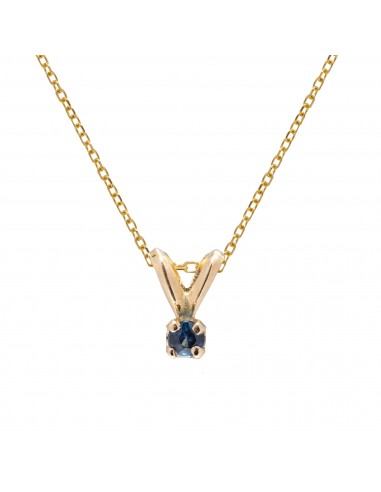 Birthstone Pendant - September Blue Sapphire meilleur choix