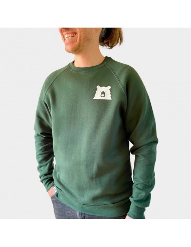 Mascot Crew Sweatshirt (Forest + White) online