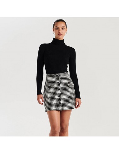 Bella Woven Mini Skirt (Houndstooth) chez Cornerstreet bien 