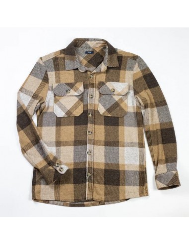 Vienna Plaid Shirt (Beige) store