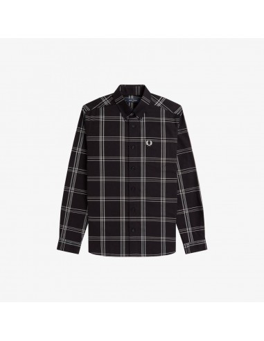 Twill Check Shirt (Black) Toutes les collections ici