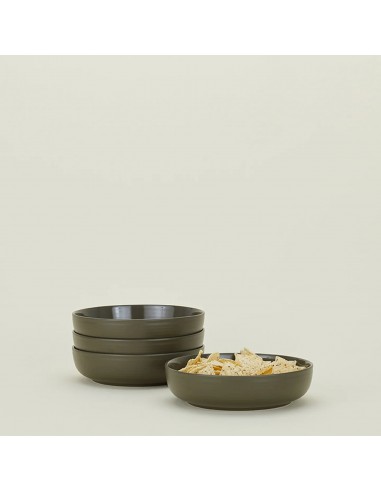 Essential Low Bowl Set of 4 (Olive) du meilleur 