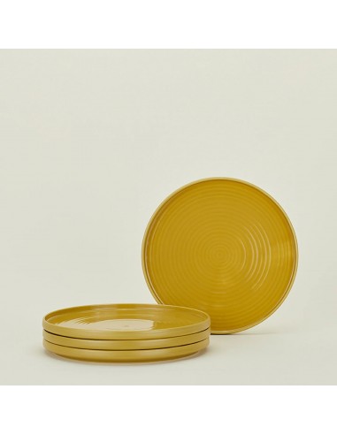 Essential Dinnerware | 16 Piece Set (Mustard) destockage