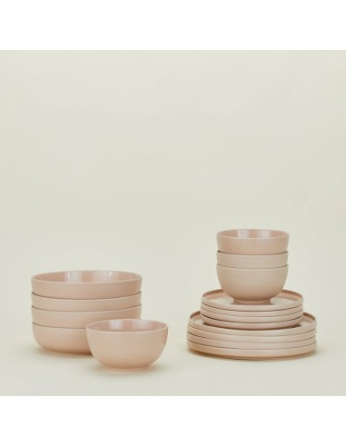 Essential Dinnerware | 16 Piece Set (Blush) Vous souhaitez 