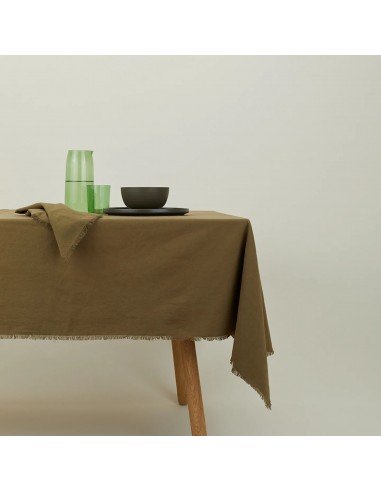 Essential Cotton Tablecloth (Olive) 50% de réduction en Octobre 2024