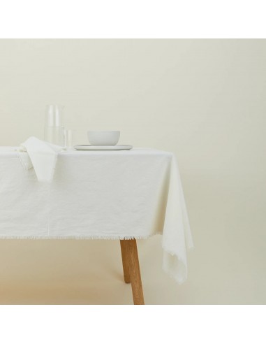 Essential Cotton Tablecloth (Ivory) pas cheres