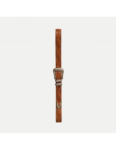 Western Faux Reptile Belt (Cognac) l'évolution des habitudes 