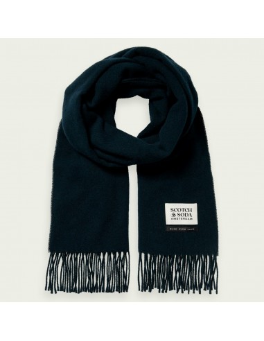 Fringed Wool Scarf (Space Green Melange) le concept de la Pate a emporter 